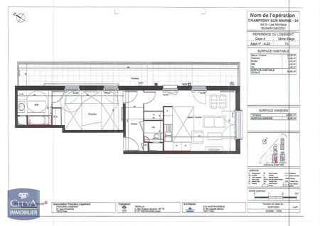 Location Appartement 2 pièces 49m² CHAMPIGNY SUR MARNE 94500 - Photo 5