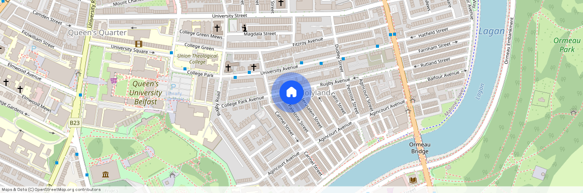 Room 1 To Let, 17b Rugby Avenue, Belfast, BT7 1RD