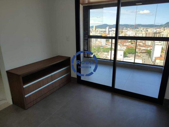 Apartamento para locação 1 dormitório (suíte) | Varanda Gourmet no Boqueirão- Santos! - Foto 1