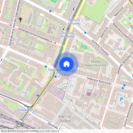 ul. Tadeusza Kościuszki, Przedmieście Oławskie, Krzyki, Wrocław, dolnośląskie