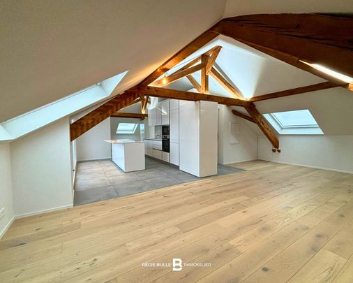 Bulle – Beautiful apartment for rent in the attic - Photo 1
