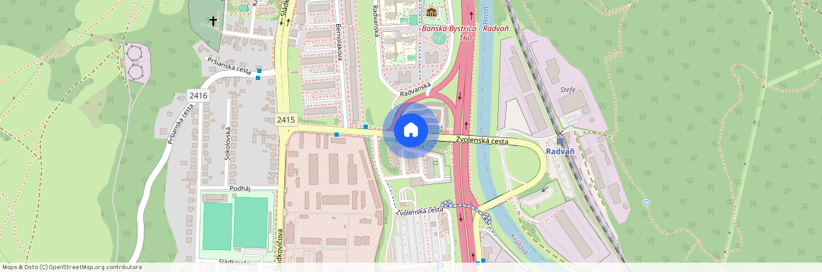 Banská Bystrica, Zvolenská cesta