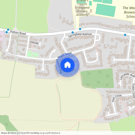 Redmoor Close, Market Bosworth