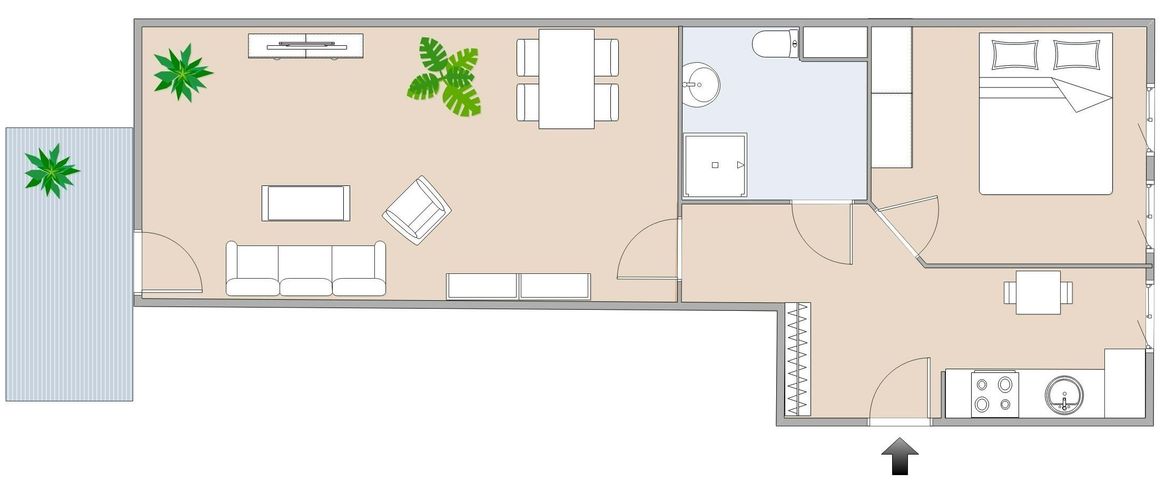 Moderne 2-Zimmer Neubauwohnung mit Balkon im 3. Stock - Photo 1