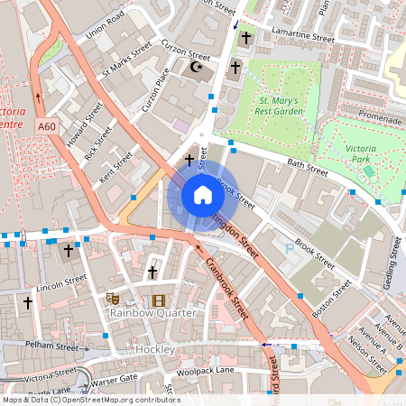 Huntingdon Street, Nottingham, Nottinghamshire, NG1