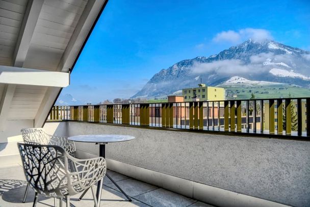"Abheben im möblierten Apartment "PC-21" im The Tower, Stans" - Foto 1