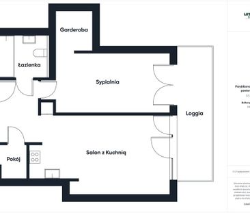 Salon z kuchnią Sypialnia Garderoba od zaraz 57.2 m² - Photo 4