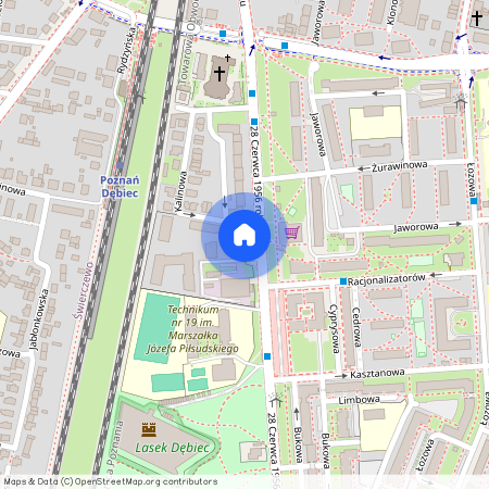 ul. 28 Czerwca 1956 r., Dębiec, Wilda, Poznań, wielkopolskie