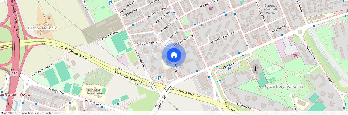 Via Valle Antrona, Włochy, Milan