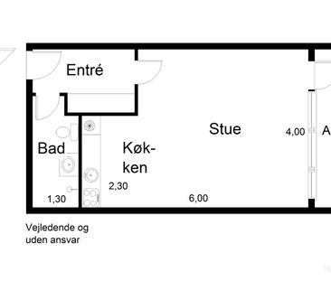 1-værelses Lejlighed på 30 m² i Haderslev - Foto 6