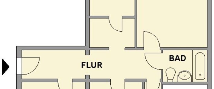 4-Raum-Wohnung - Foto 1