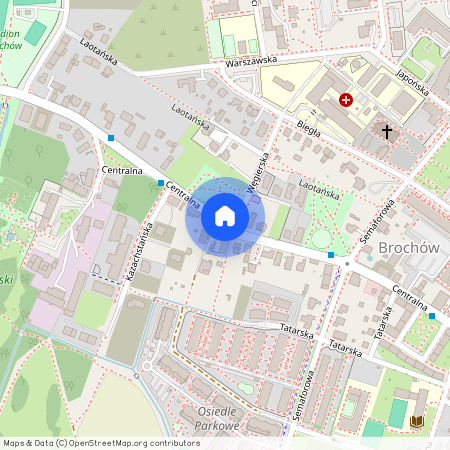 ul. Centralna, Brochów, Krzyki, Wrocław, dolnośląskie