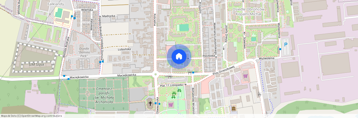 ul. Pocztowa, Michałkowice, Siemianowice Śląskie, śląskie