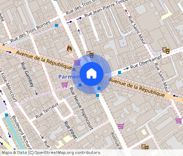 1 chambre, République Paris 11e - Photo 1