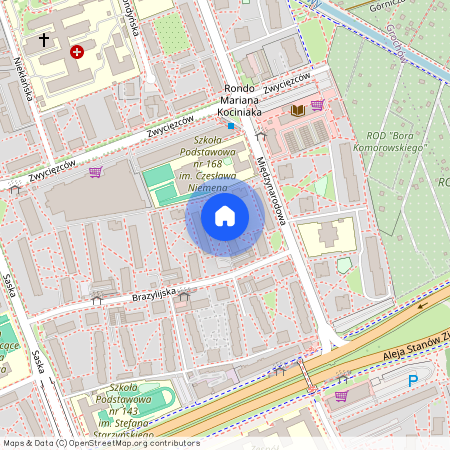 ul. Brazylijska, Saska Kępa, Praga-Południe, Warszawa, mazowieckie