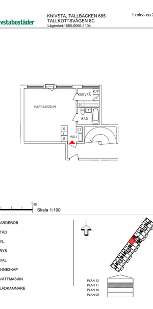 Tallkottsvägen 8C, 741 43, Knivsta - Photo 1