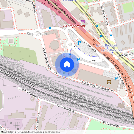 Via Giorgio Stephenson, Milan, Lombardy 20157