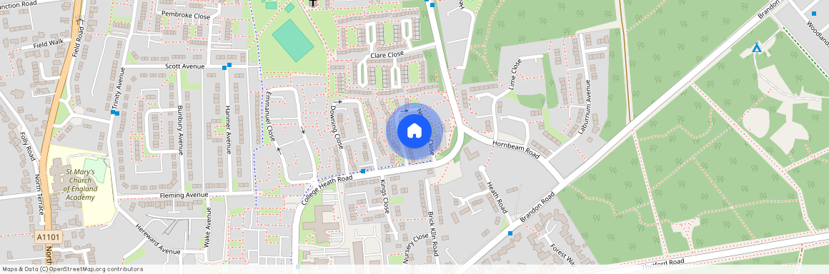 Newnham Close, Mildenhall, Bury St. Edmunds, Suffolk, IP28