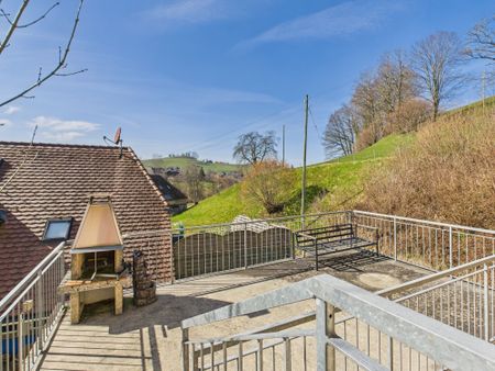 Grosse 6.5 Zimmer-Maisonette-Wohnung auf dem Land - Foto 2