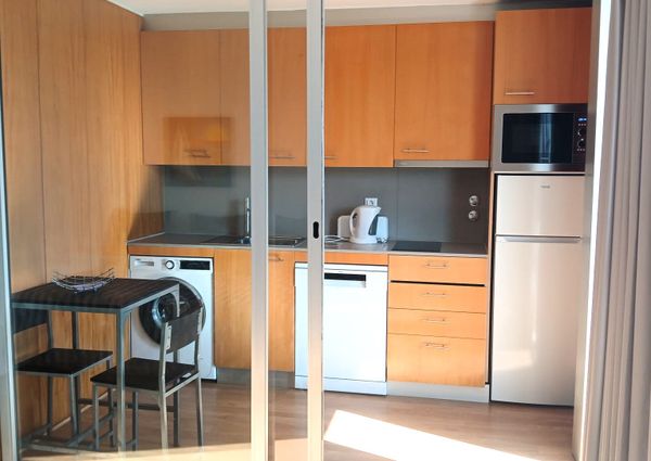 Furnished and equipped T0 flat next to Wisteria!