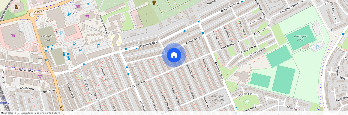 Portia Street, Ashington, Ashington, Northumberland, NE63 9DL