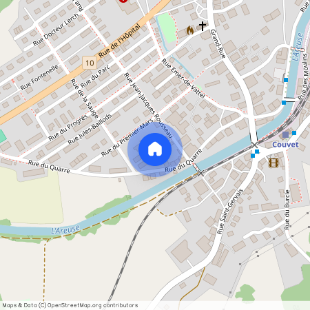 Rue du Quarre 32, 2108 Couvet, Suisse