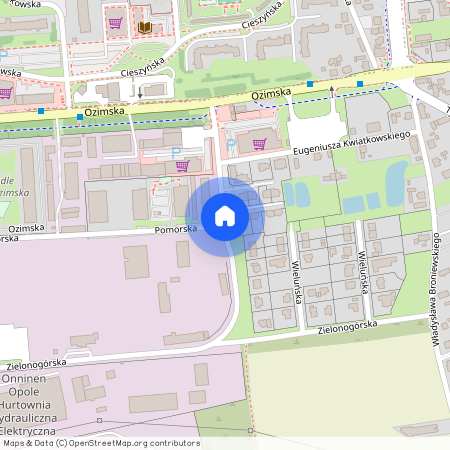 ul. Harcmistrza Aleksandra Kamińskiego, Kolonia Gosławicka, Opole, opolskie