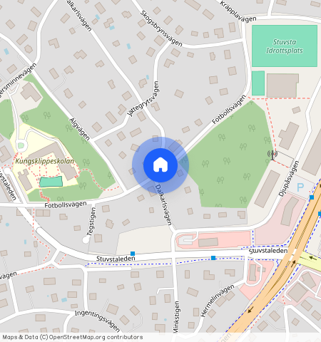 Fotbollsvägen, Huddinge