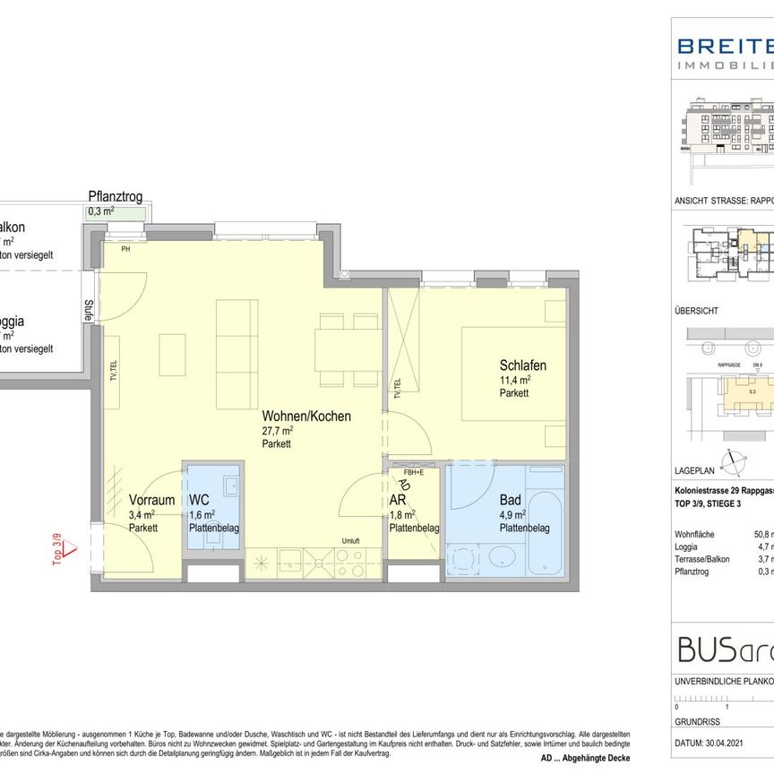 Moderne 2 Zimmerwohnung in TOPLAGE! - Foto 1