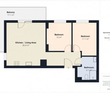 3 pokoje 60 m² | garaż | Stare Włochy - Photo 2