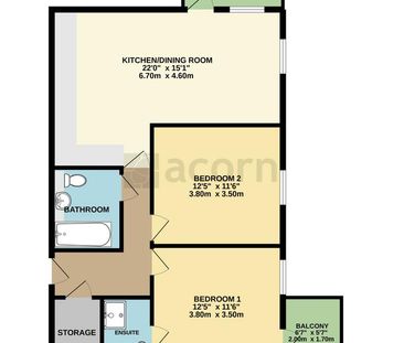 2 bedroom flat to rent - Photo 6