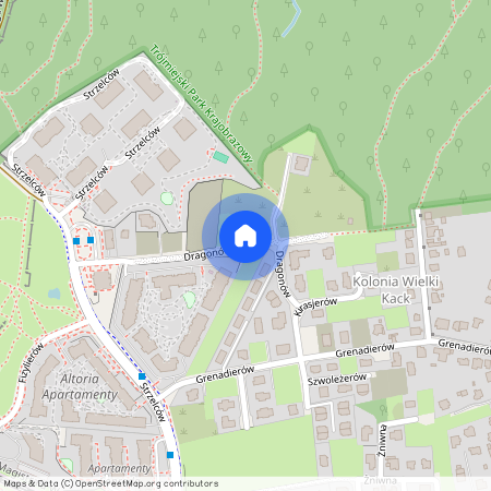 ul. Dragonów, Mały Kack, Gdynia, pomorskie