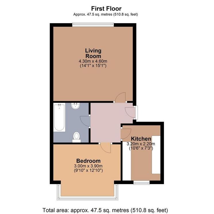 1 bedroom flat to rent - Photo 1