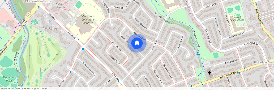 11 Grasspoint Crescent #Ground, Toronto, Markland Wood