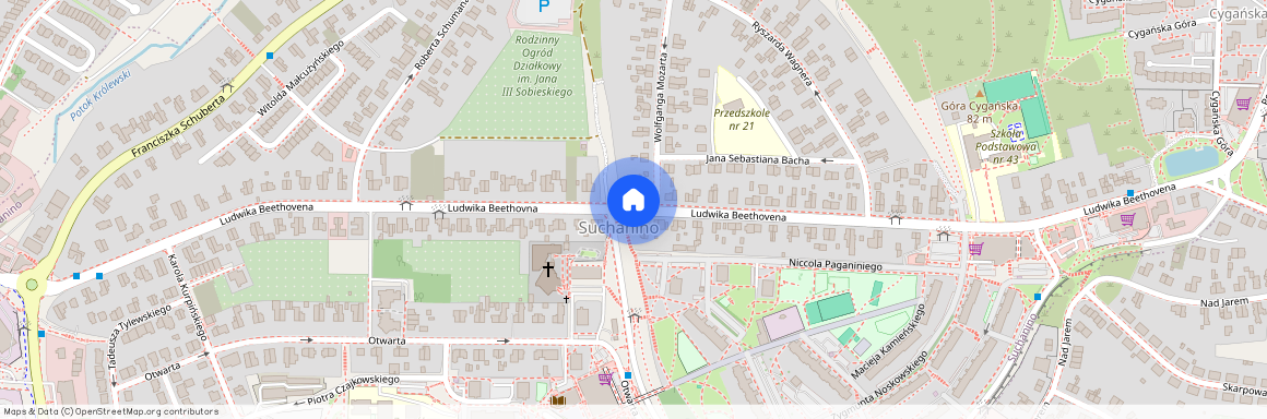 ul. Ludwika Beethovena, Suchanino, Gdańsk, pomorskie