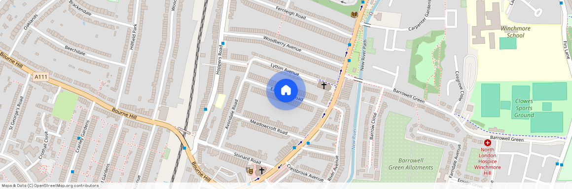 Eaton Park Road, Palmers Green, London, N13