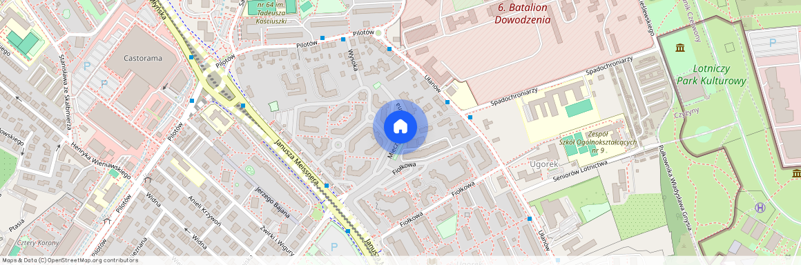 ul. Mieczysława Pszona, Rakowice, Prądnik Czerwony, Kraków, małopolskie