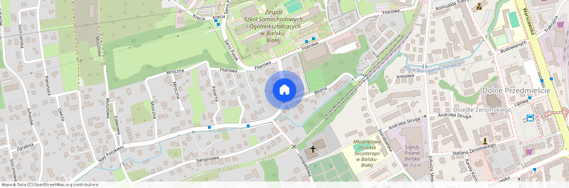 ul. Kolumnowa, Stare Bielsko, Bielsko-Biała, śląskie