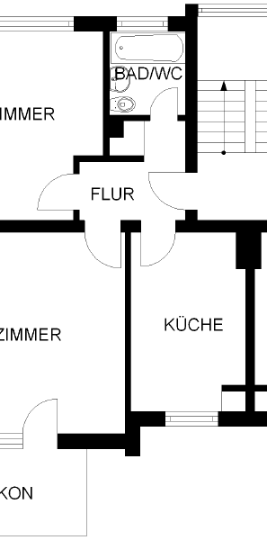 2-Zimmer Wohnung in Haspe-Quambusch - Photo 1