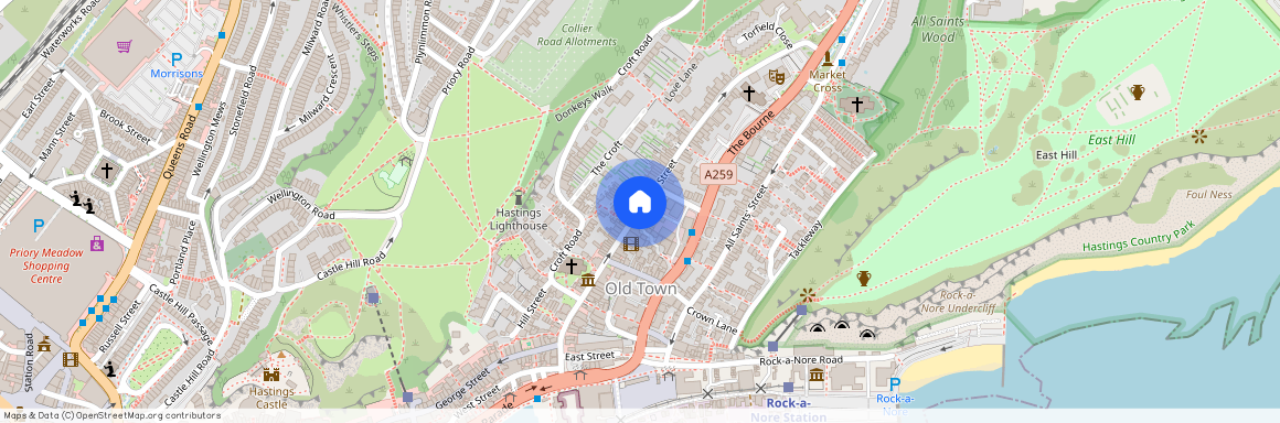 Sinnock Square, Hastings