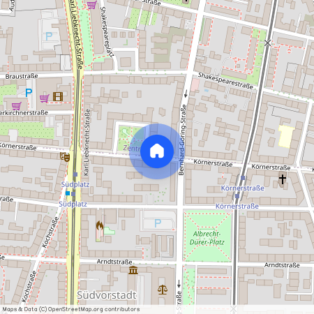 Körnerstraße, 04107, Körnerstraße    Leipzig