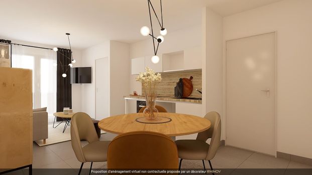 location Appartement T2 DE 44.24m² À TOURS - Photo 1