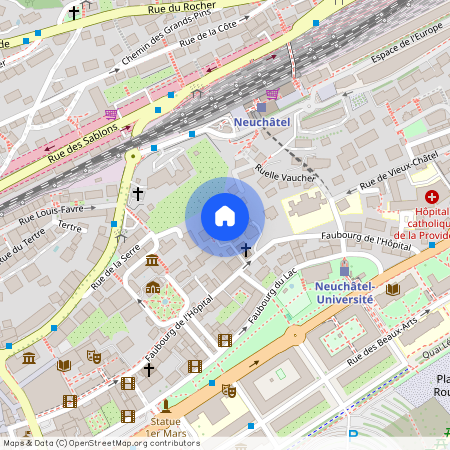 Faubourg de l'Hôpital 37, 2000 Neuchâtel
