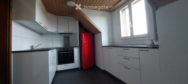 Dachwohnung 3.5 Zi, neu renoviert. Laube, Sitzplatz, Garten - Photo 1