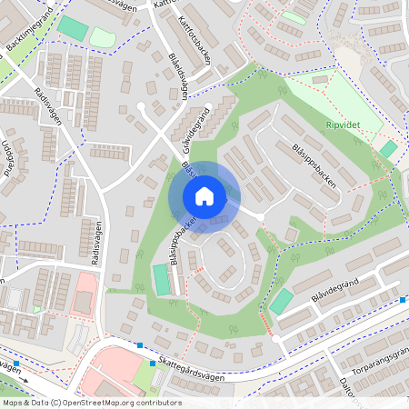 Blåsippsbacken, Vällingby