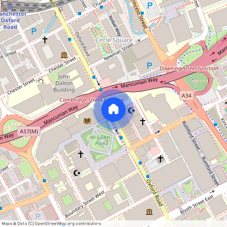 Flat Oxford Road, Wilmslow Road, M1