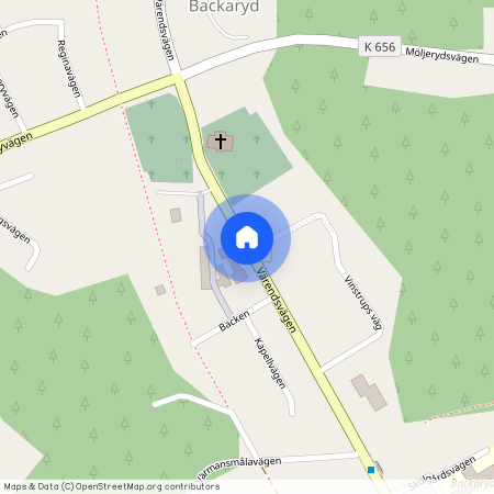 Värendsvägen, Backaryd