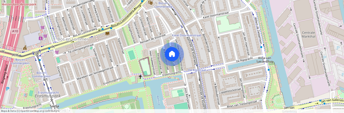 Erasmuspark, 1055 TH, Elegaststraat, Amsterdam