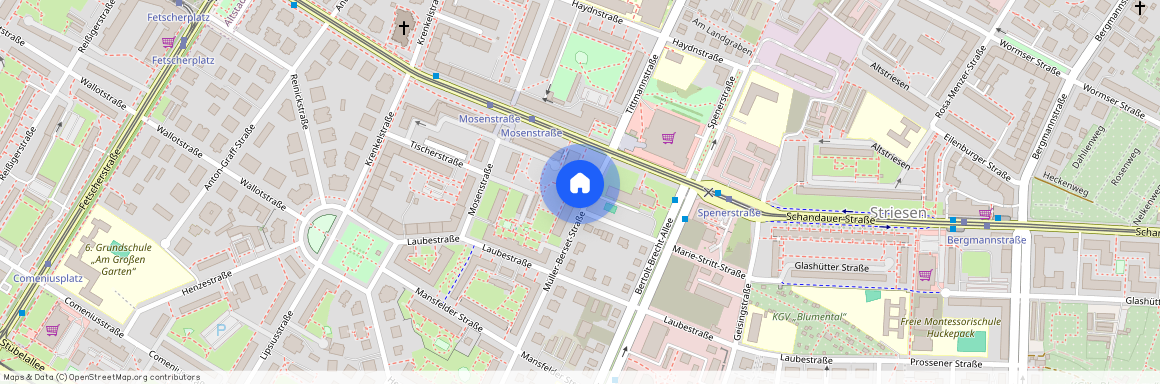 Müller-Berset-Str. 37, 01309 Dresden OT Striesen-Süd mit Johannstadt-Südost