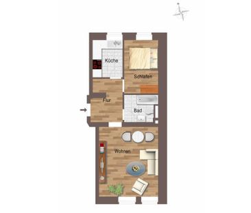 NEU: Gemütliche Singlewohnung mit moderner Einbauküche! - Foto 6